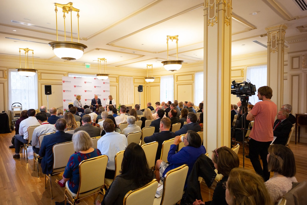 (Trent Nelson  |  The Salt Lake Tribune)  Steven Dillingham, director of the U.S. Census Bureau, speaks at the Kem Gardner Policy Institute in Salt Lake City on Tuesday May 7, 2019.