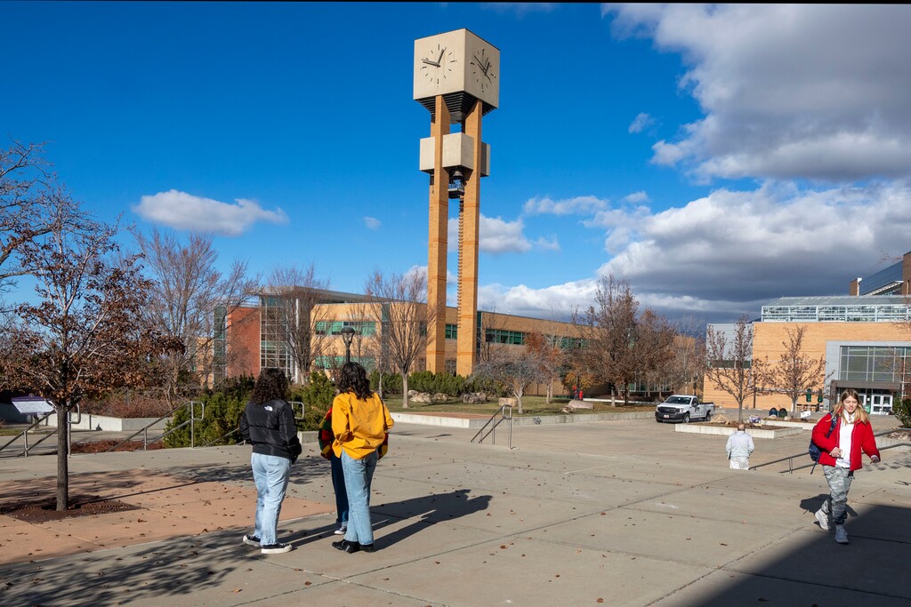 (Rick Egan | The Salt Lake Tribune)  The Stewart Bell Tower, at Weber State University, on Tuesday, Dec 10, 2024.