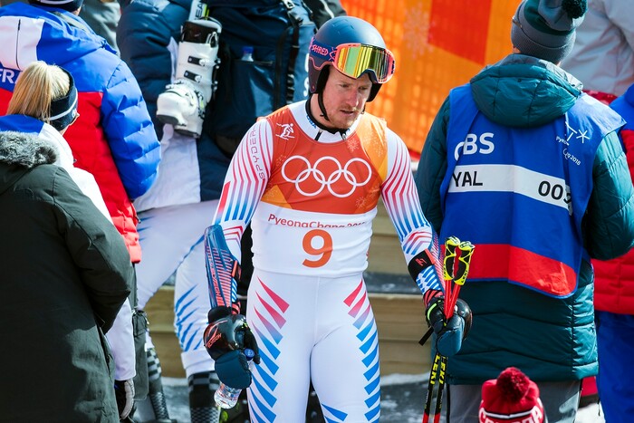(Chris Detrick  |  The Salt Lake Tribune) Park City's Ted Ligety after competing in the Men's Giant Slalom Run 2 during the Pyeongchang 2018 Winter Olympics Sunday, Feb. 18, 2018. Ligety finished in 15th place with a combined time of 2:21.25.