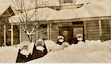 (Holy Cross Ministries) The Holy Cross Sisters enjoy a Utah winter sometime in the late 1800s.