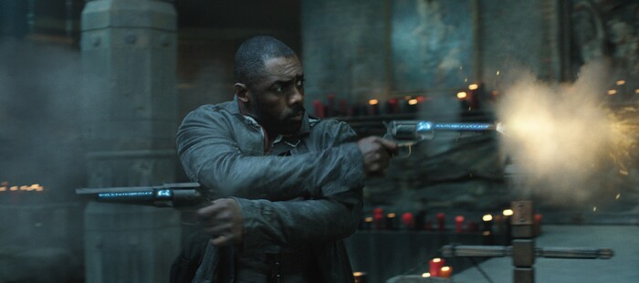 Idris Elba plays Roland, The Gunslinger, the hero of "The Dark Tower," a fantasy-action thriller based on Stephen King's novels. (Courtesy Columbia Pictures)