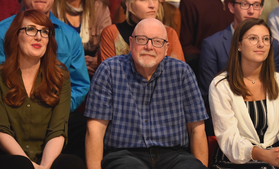 (Photo courtesy Fred Hayes/Disney+) Salt Lake Tribune television critic Scott D. Pierce working hard as an extra on “High School Musical: The Musical: The Series.”