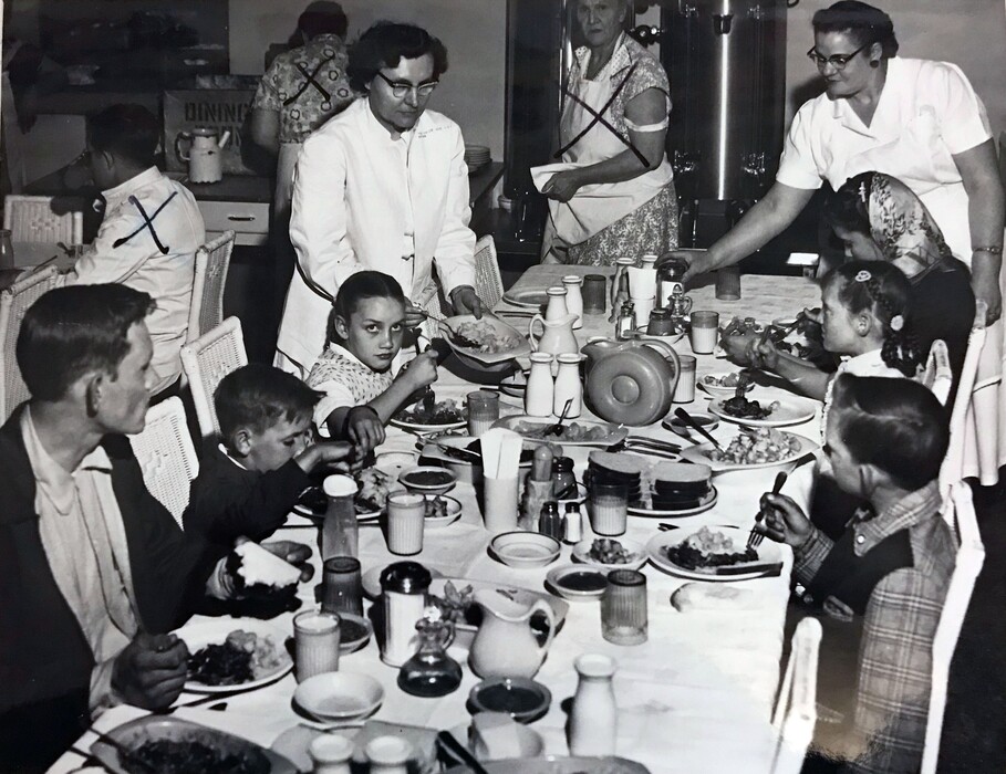 (Tribune file photo) Vera Johnson Black's children, left to right, Wilford, Orson, Francis, Emily, Lillian, Elsie and Spenser. The children were placed in state custody after the 1953 raid on Short Creek, which lead to a Utah Supreme Court case that set precedent and is still a cause célèbre for polygamists and their detractors.