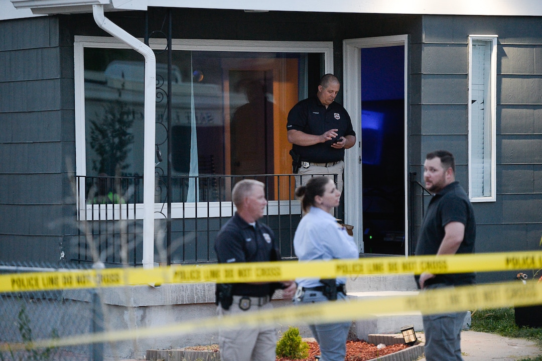 (Francisco Kjolseth  |  The Salt Lake Tribune)  Salt Lake City police investigate a tip that may be connected to the disappearance of MacKenzie Lueck on Wednesday, June 26, 2019.