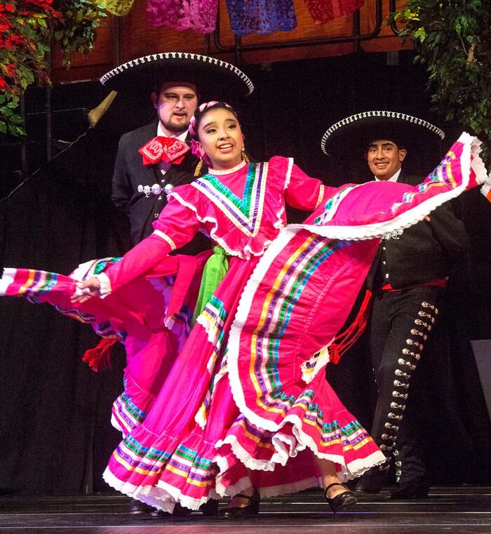 (Rick Egan  |  The Salt Lake Tribune)  Performers rehearse for their performance of “Luz de las Naciones", an annual cultural celebration for Latino youth hosted by the LDS Church, Saturday, Feb. 24, 2018.