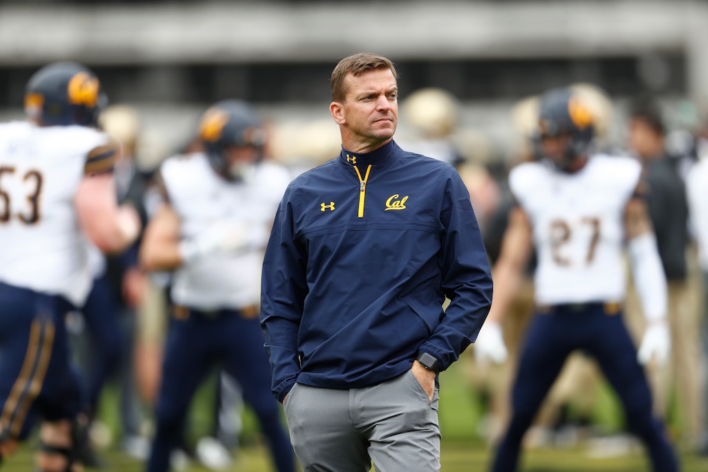 Second-year California coach Justin Wilcox is familiar with BYU, having been the defensive coordinator at places such as Boise State, Washington and USC before landing in Berkeley in 2017. (AP Photo/David Zalubowski, File)