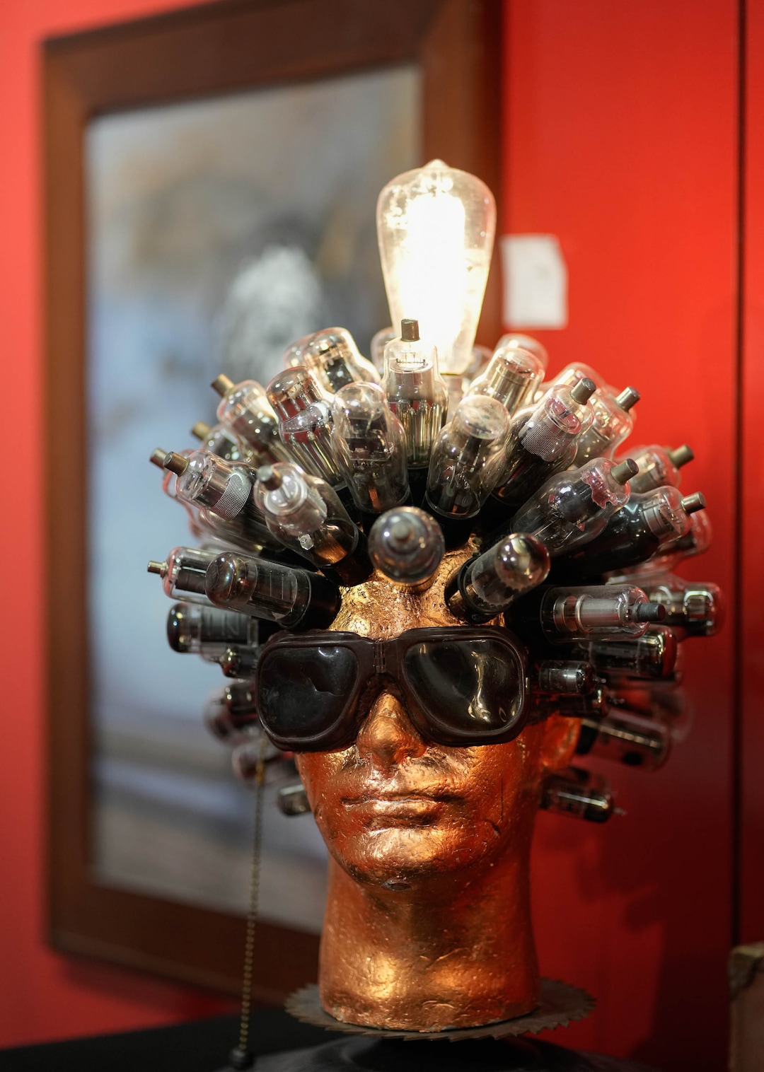(Francisco Kjolseth | The Salt Lake Tribune) Work by artist Vincent Mattina is just one of many featured artists at the Bizarre Bazaar, the gift shop at Dreamscapes in the old Macy's at South Town on Wednesday, April 20, 2022. 