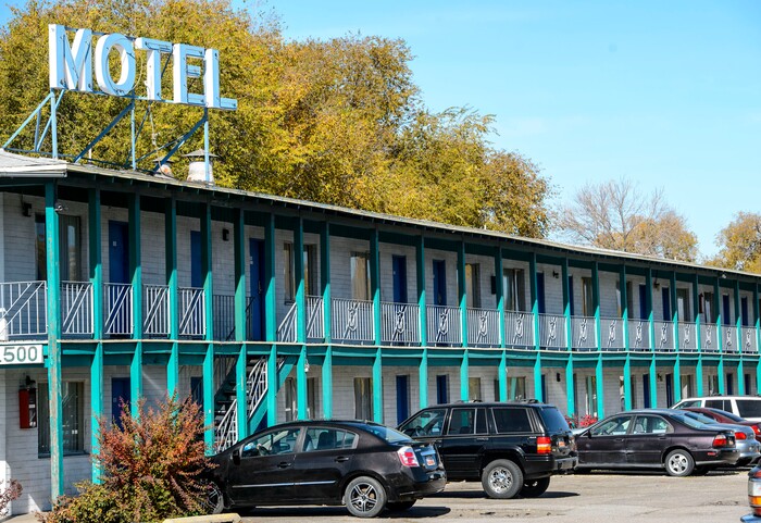 (Steve Griffin  |  The Salt Lake Tribune)   The Overniter Motel at 1500 west North Temple in Salt Lake City Monday October 23, 2017. Salt Lake City's Redevelopment Agency has proposed a $4 million loan to buy the and replace it with a development that includes affordable housing, part of a broader plan to create more than 750 affordable units using $22 million set aside by the City Council. 