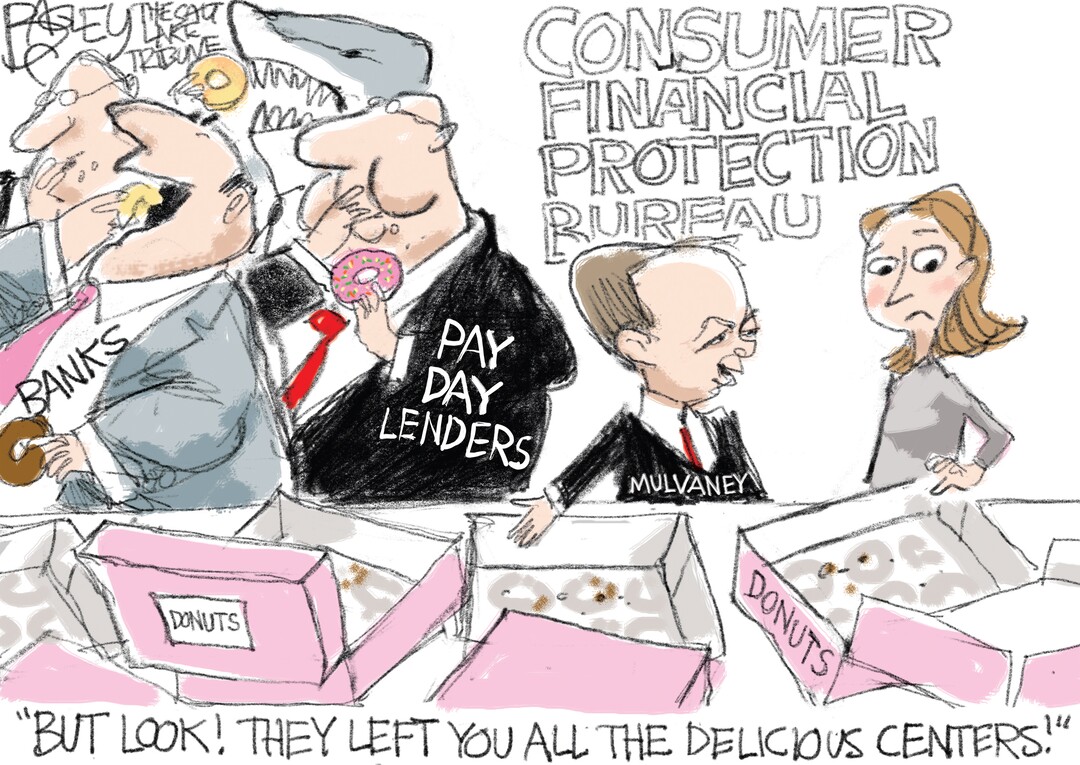 This Pat Bagley cartoon appears in The Salt Lake Tribune on Wednesday, Nov. 29, 2017.