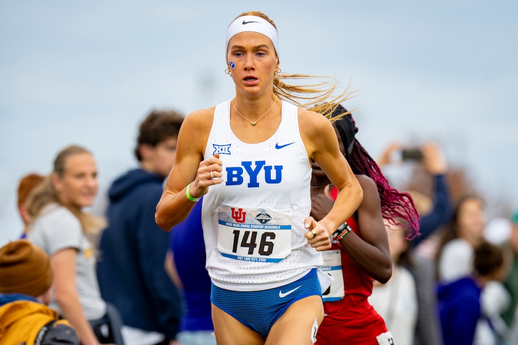 (Rick Egan | The Salt Lake Tribune) BYU runner Jane Hedengren has set a host of NCAA records during her freshman season.
