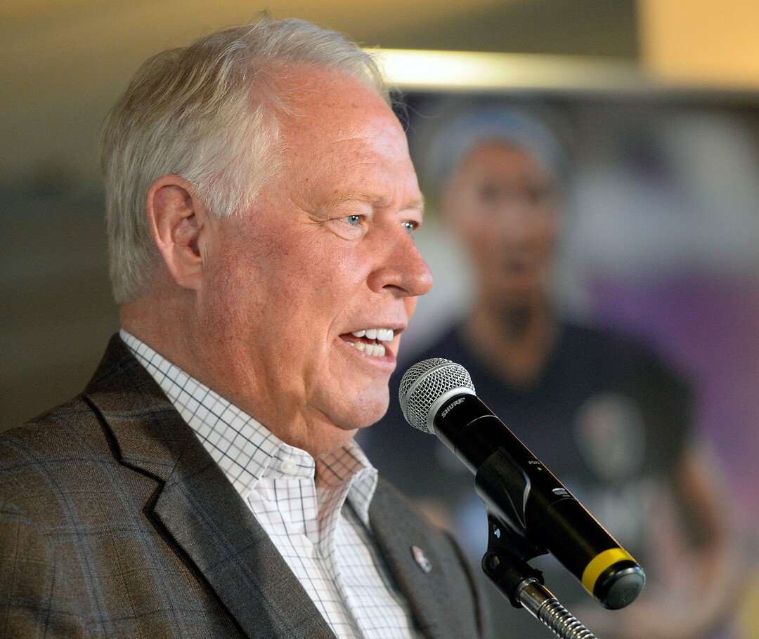 (Al Hartmann  |  The Salt Lake Tribune) 	Real Salt Lake owner Dell Loy Hansen announces that the National Women's Soccer League (NWSL) will field a team in Utah for the 2018 season. He was joined by Utah Gov. Gary Herbert, Sandy Mayor Tom Dolan, NWSL Managing Director Amanda Duffy and Real Salt Lake management. 