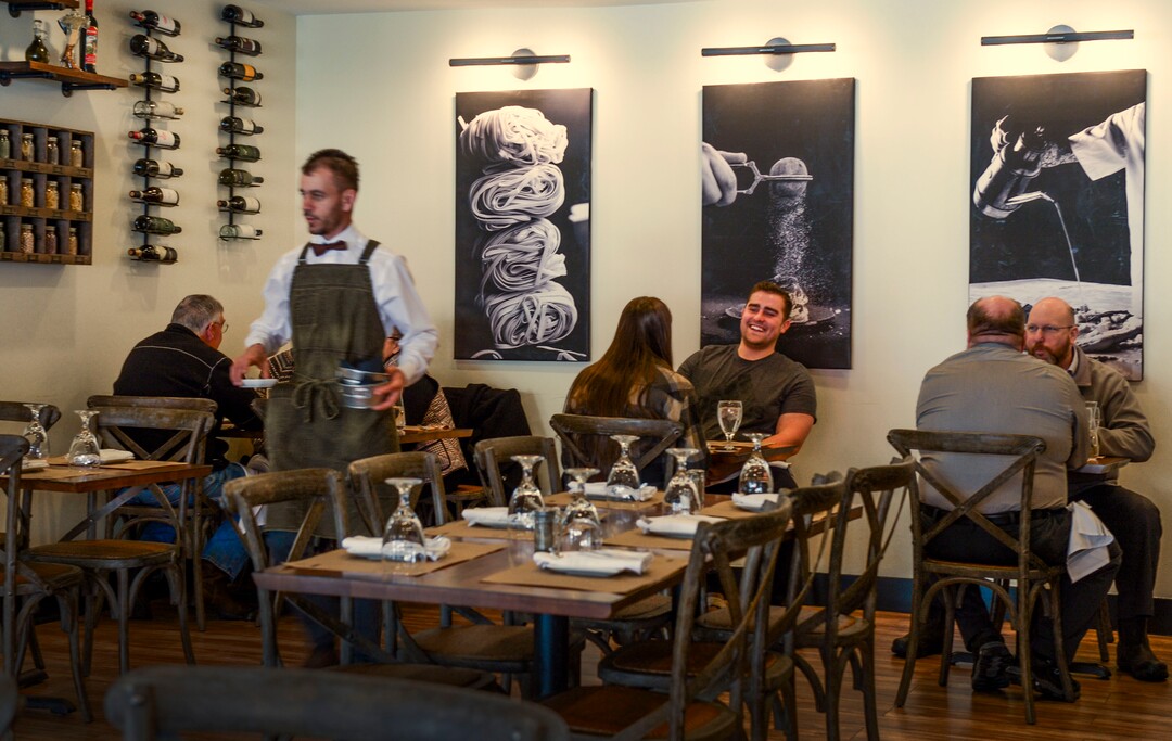 (Leah Hogsten  |  The Salt Lake Tribune)  Osteria Amore, serving traditional flavors of Italy with a modern spin, Jan. 10, 2020.