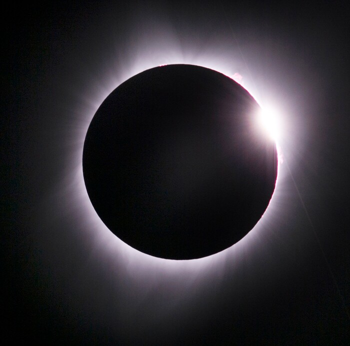  (Rick Egan  |  The Salt Lake Tribune) Total solar eclipse, at Melaleuca Baseball Park, in Idaho Falls, Monday, August 21, 2017.


