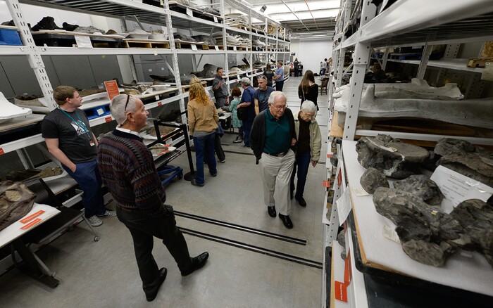 (Francisco Kjolseth  |  The Salt Lake Tribune)  The Natural History Museum of Utah's annual Behind the Scenes event coincides this year with the museum's 50th anniversary, as people get a chance to explore some of the extensive collections not normally on display.