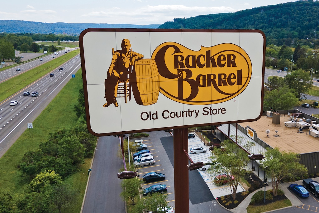 A Cracker Barrel restaurant is in Binghamton, N.Y., on Saturday, Aug. 23, 2025. (AP Photo/Ted Shaffrey)