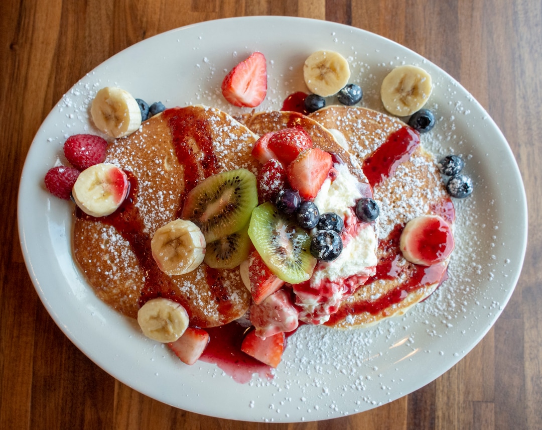 (Rick Egan  |  The Salt Lake Tribune)    Pancakes at Tru Religion Pancake & Steakhouse, which opened recently in Orem, Friday, Dec. 28, 2018.