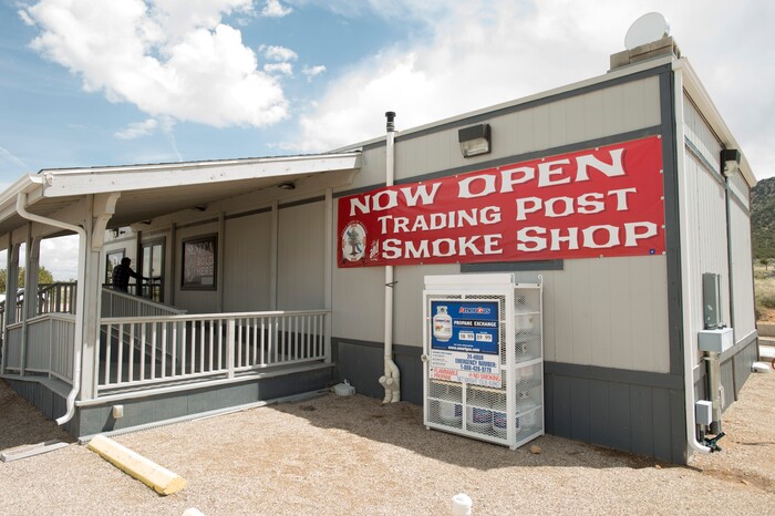 (Rick Egan  |  Tribune File Photo)  Trading Post and Smoke Shop on Paiute Tribal land near 1-15 south of Cedar City, Wednesday, May 6, 2015.