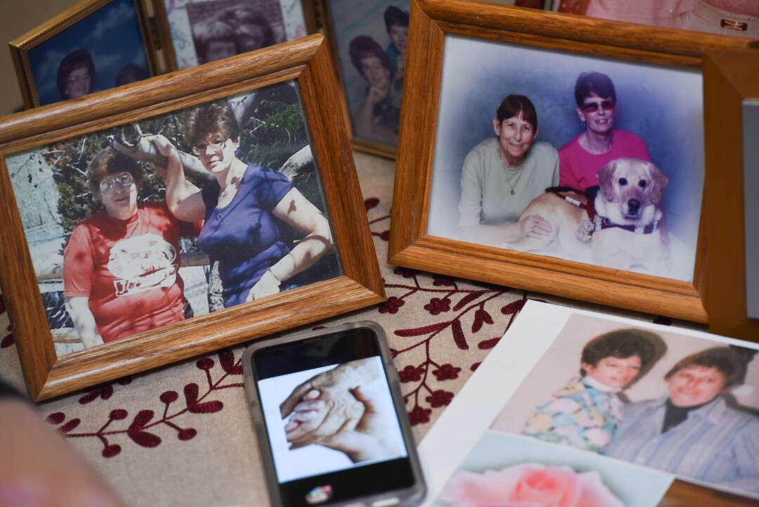 (Francisco Kjolseth  |  The Salt Lake Tribune)  Bonnie Foerster, 74, of South Salt Lake talks about her 50 years with common-law partner,  Beverly Grossaint, who passed away after a long illness on May 27 of this year. Foerster was finally provided the legal recognition and allowed to marry Grossaint despite her passing.