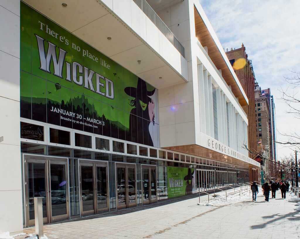 (Rick Egan  |  The Salt Lake Tribune)   The musical "Wicked" is making its fourth extended stop in Salt Lake City with a five-week run now underway at the downtown Eccles Theater. ArtTix is the official ticketing source for the Zions Bank Broadway at the Eccles series, but buyers may see ticket reseller sites when they search online.  A bill in the Utah Legislature aims to help buyers know when they are purchasing from a reseller's website rather than directly from a venue.  Friday, Feb. 8, 2019.