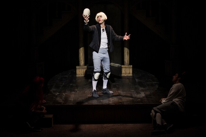 Riley Shanahan as Riley in the Utah Shakespeare Festival’s 2017 production of "William Shakespeare’s Long Lost First Play (abridged)." (Courtesy Karl Hugh | Utah Shakespeare Festival 2017)