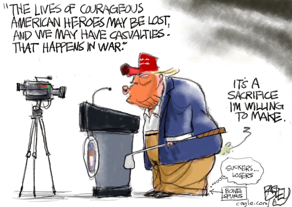 Pat Bagley | Donald Trump's War