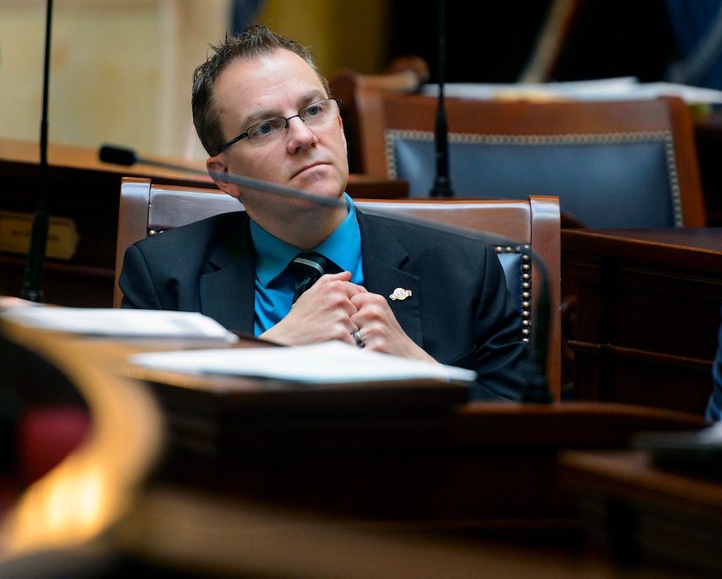 (Steve Griffin  |  Tribune file photo)  Sen. Lincoln Fillmore, R-South Jordan, on the floor of the Senate at the state Capitol in Salt Lake City, Feb. 12, 2018.
