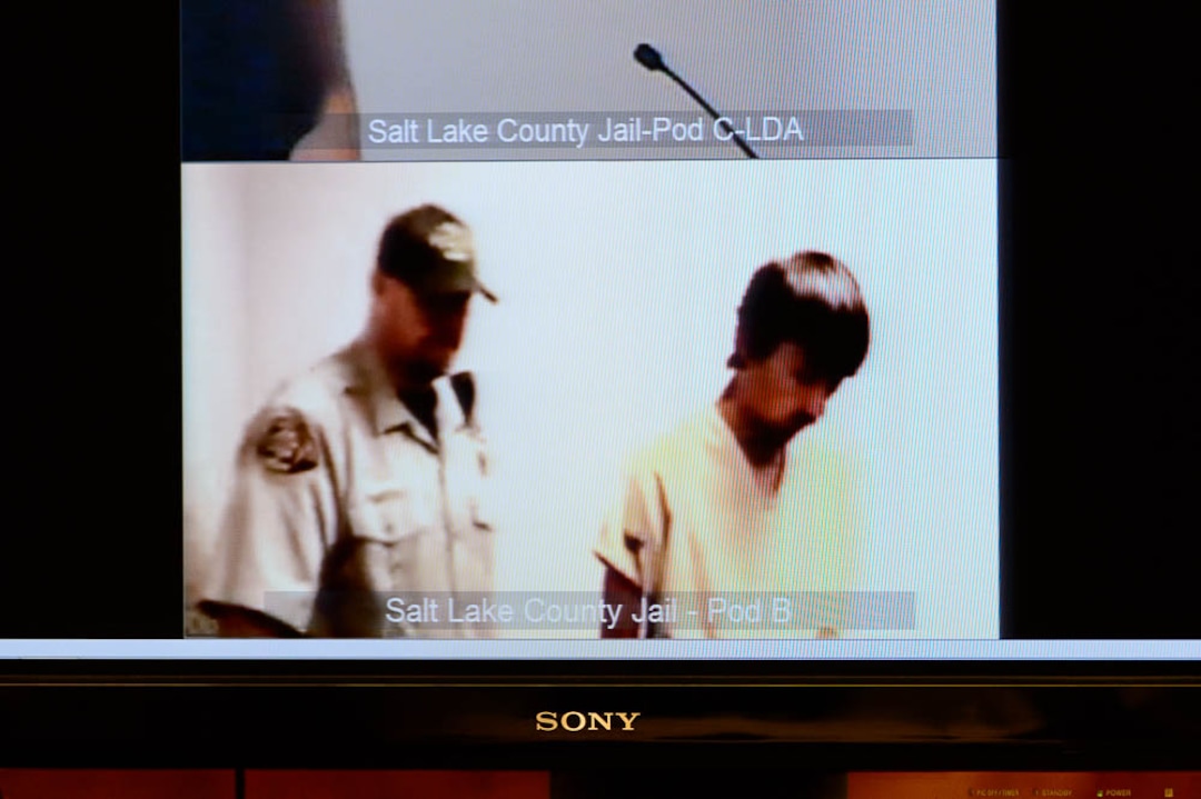 (Trent Nelson | The Salt Lake Tribune)  Austin Boutain, charged with murder for fatally shooting University of Utah student ChenWei Guo at the mouth of Red Butte Canyon on Oct. 30, makes his first court appearance in Salt Lake City Tuesday November 21, 2017.