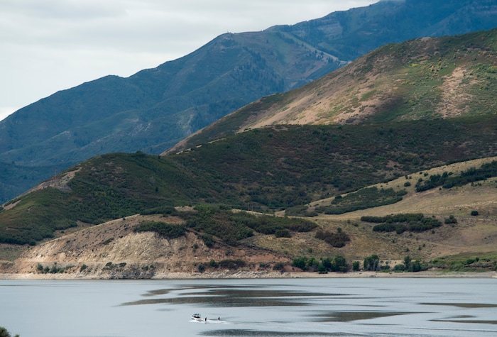 Rick Egan  |  The Salt Lake Tribune

Boat enthusiasts enjoy Deer Creek Reservoir, Friday, August 7, 2015.