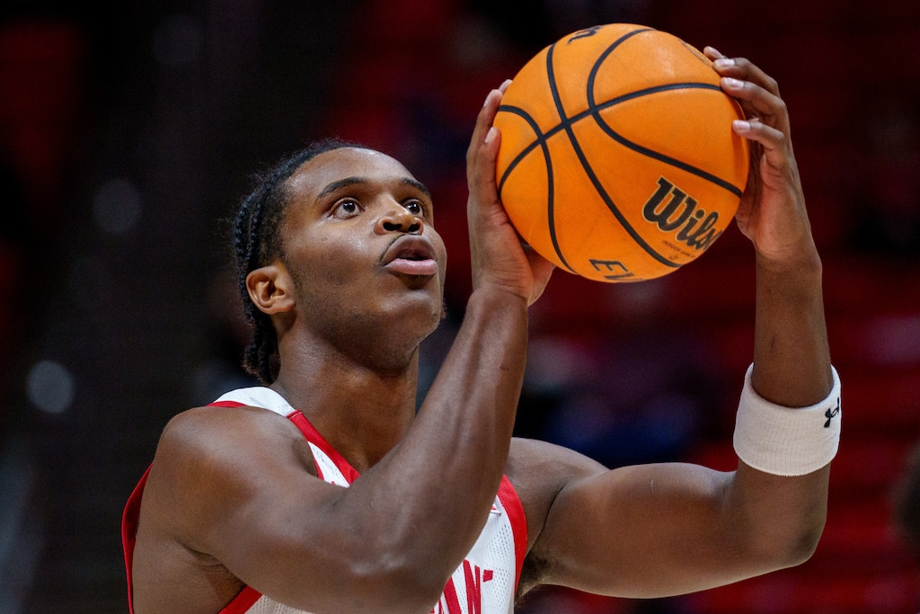 (Trent Nelson  |  The Salt Lake Tribune) Utah Utes forward Ezra Ausar (2) as Utah hosts Eastern Washington, NCAA basketball in Salt Lake City on Saturday, Nov. 30, 2024.