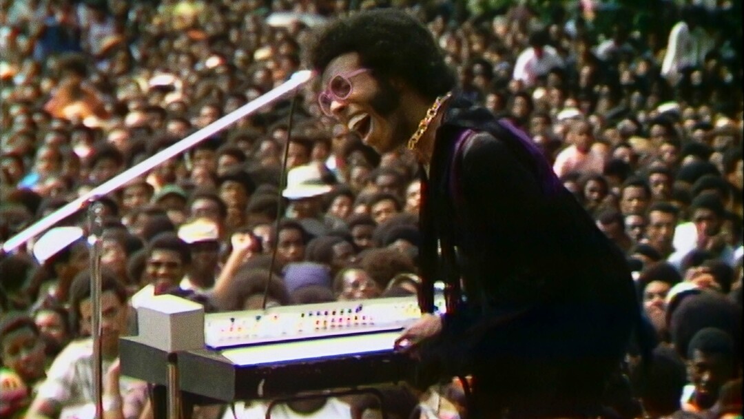 (Mass Distraction Media) Sly Stone, performing in 1969 at the Harlem Culture Festival, which is the subject of Ahmir "Questlove" Thompson's documentary "Summer Of Soul (Or, When The Revolution Could Not Be Televised)." The film — which won the Grand Jury Prize and the Audience Award in the U.S. Documentary Competition of the 2021 Sundance Film Festival — will play as an Encore Special Screening in the 2023 Sundance Film Festival.