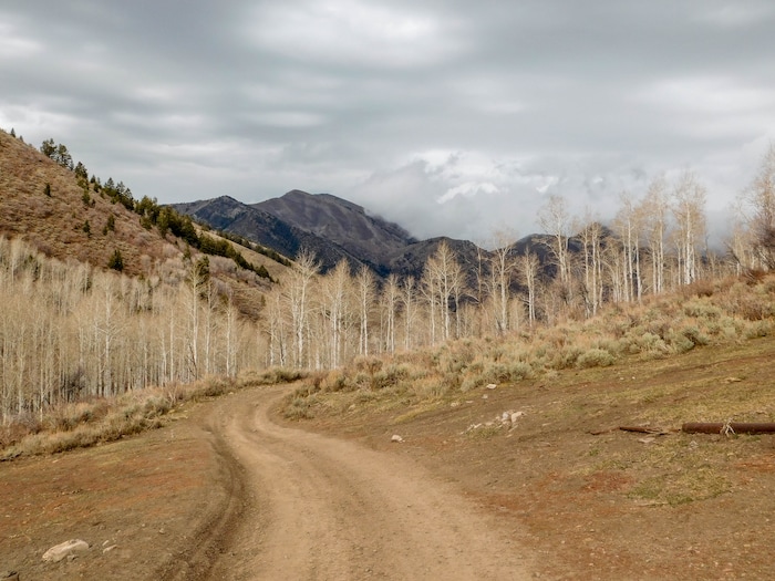 (Erin Alberty | The Salt Lake Tribune)  Porphyry Hill offers sweeping views of Ophir Canyon and the Tooele Valley. Photo taken Nov. 27, 2017.
