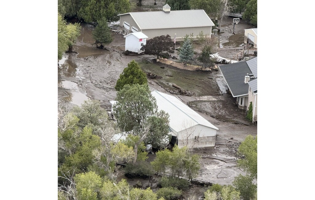 (Utah Department of Public Safety) Flash floods washed through parts of Beaver on Sunday, July 19, 2026.