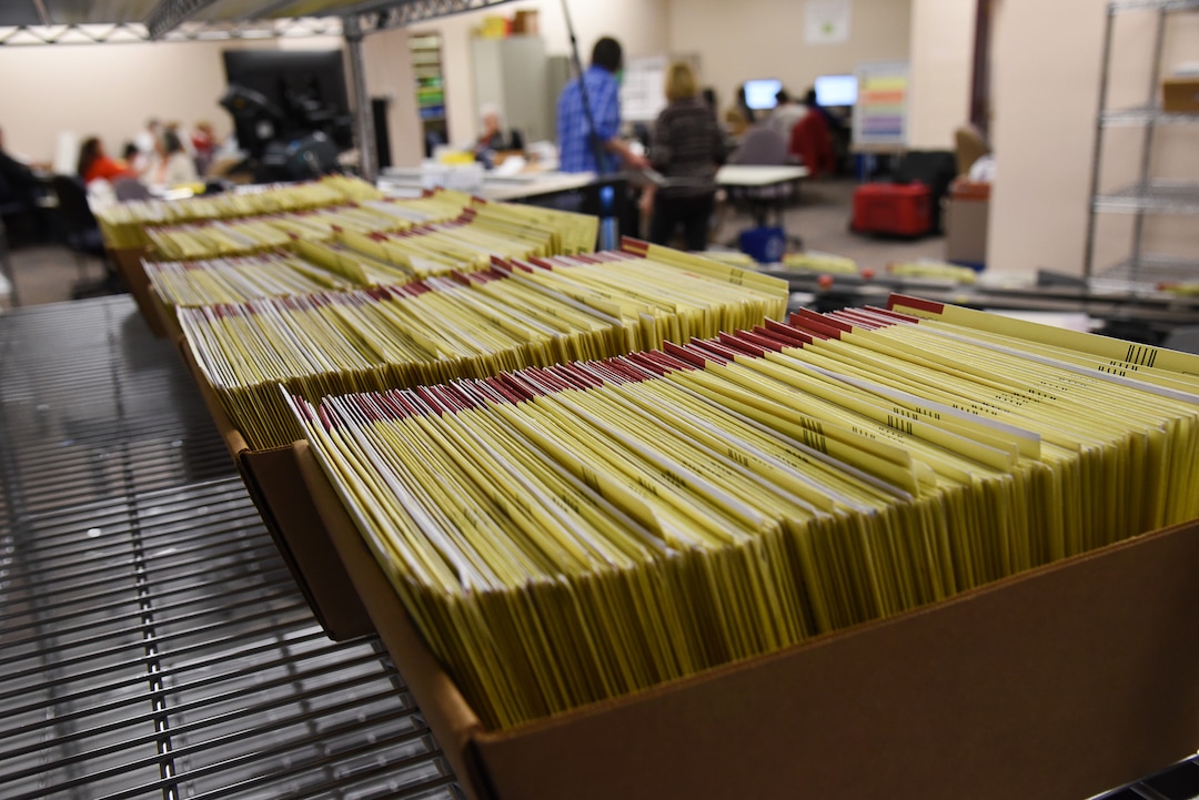 (Francisco Kjolseth  |  The Salt Lake Tribune)  Turnout numbers from the State Elections Office showed 359,219 people out of 1,390,679 active Utah voters have already cast their ballots as of Tuesday morning. Ten Salt Lake County early voting locations will open on Wednesday, but 1,059 voters have already taken advantage of voting at the Salt Lake County government offices. While many have already cast their ballots, there are some Utahns who haven't received theirs in the mail yet, which may create obstacles for them to vote.