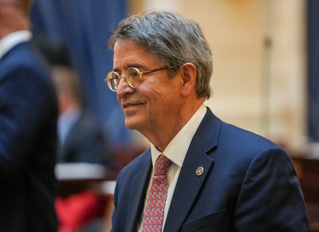 (Chris Samuels | The Salt Lake Tribune) Sen. John Johnson, R-North Ogden, at the Capitol in Salt Lake City on Tuesday, Jan. 21, 2025.