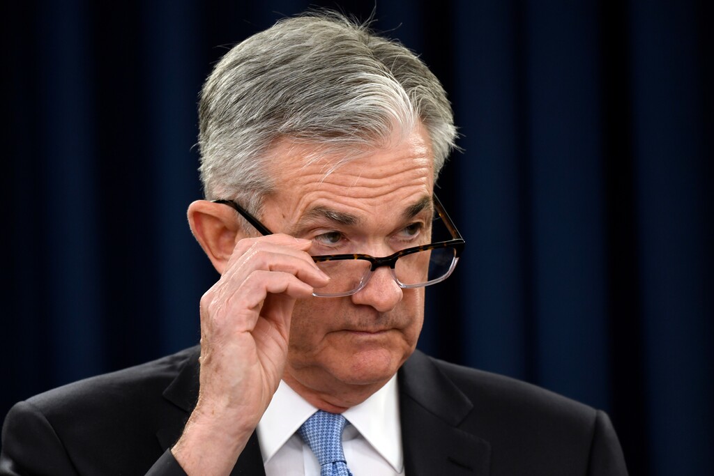 Federal Reserve Chair Jerome Powell listens to a reporter's question during a news conference in Washington, Wednesday, March 20, 2019. (AP Photo/Susan Walsh)