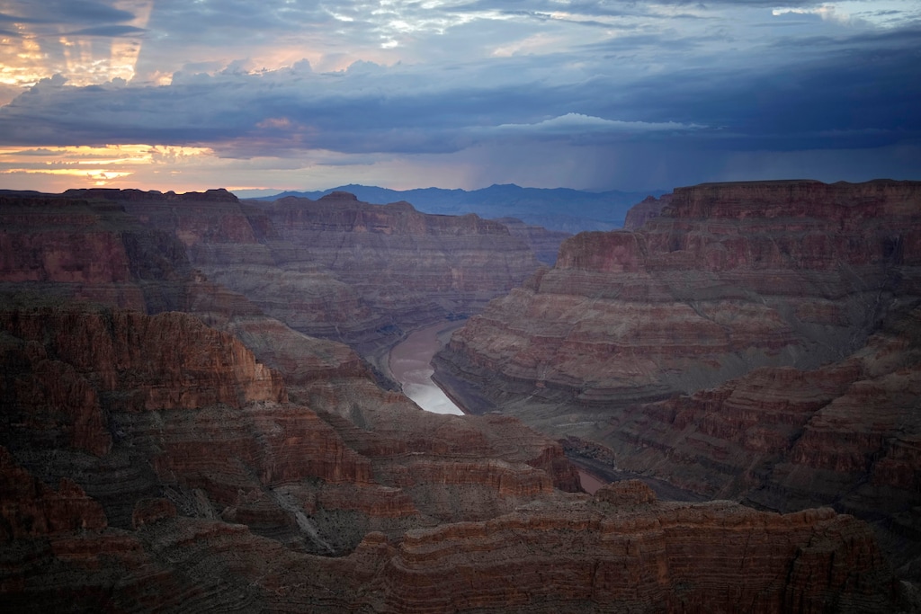  (John Locher | AP file photo) The Colorado River flows through the Grand Canyon on the Hualapai reservation, Aug. 15, 2022, in northwestern Arizona.