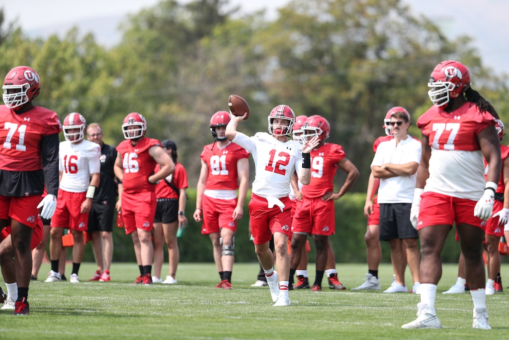 (Utah Athletics) Utes quarterback Charlie Brewer, No. 12, has left the University of Utah after being benched during Saturday night's loss to San Diego State.