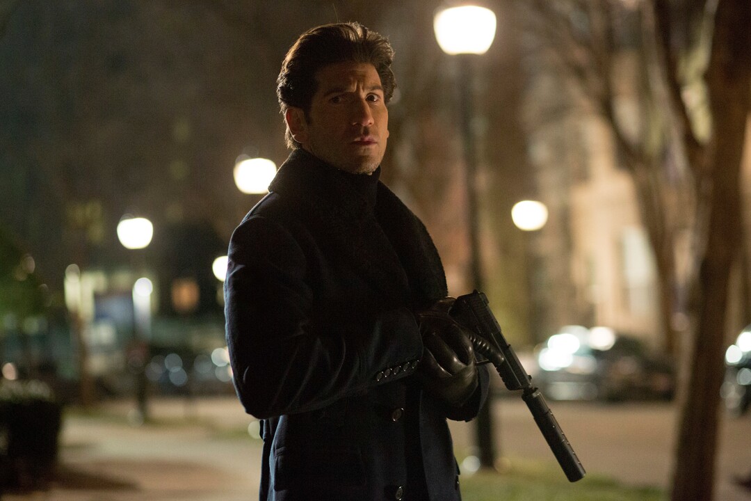 In this image released by Warner Bros. Pictures, Jon Bernthal appears in a scene from "The Accountant." (Chuck Zlotnick/Warner Bros. Pictures via AP)