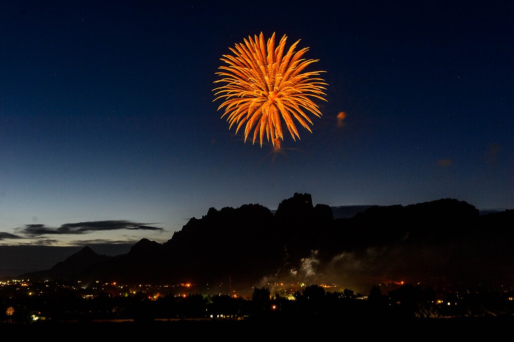 Trent Nelson  |  The Salt Lake Tribune

The view of the Vermillion Cliffs towering over the twin towns of Short Creek (Hildale, UT, and Colorado City, AZ) to celebrate Independence Day, on Saturday July 2, 2016.