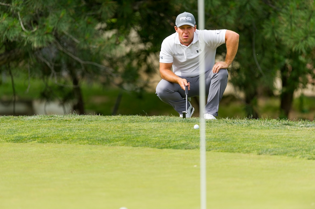 (Alex Gallivan  |  Special to the Tribune) Daniel Summerhays finished 6th during the final round of the Utah Championship on Sunday at Oakridge Country Club in Farmington