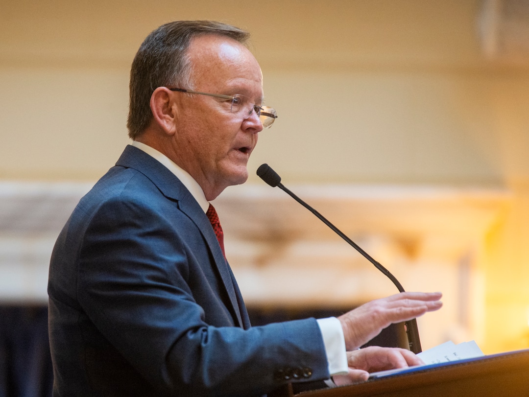 (Rick Egan  |  The Salt Lake Tribune)      New Senate President Stuart Adams conducts business in the Utah State Senate on the first day of the 2019 legislative session at the Utah State Capitol, Monday, Jan. 28, 2019.