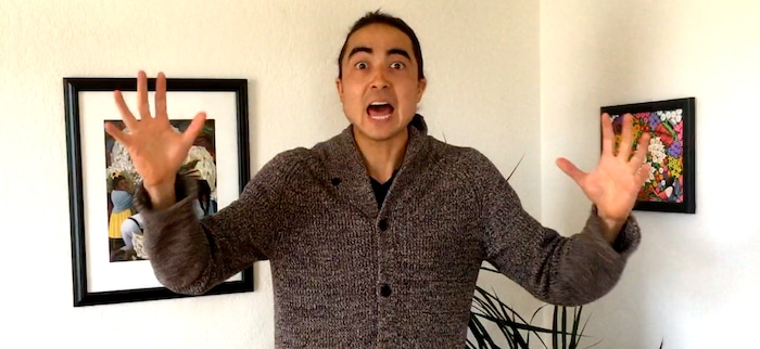 (Matt R. Fact | courtesy photo) Comic rapper Matt R. Fact sings about social distancing in "COVID-19," which he directed. It's one of the short films in The Salt Lake Tribune's Quarantine Film Festival.