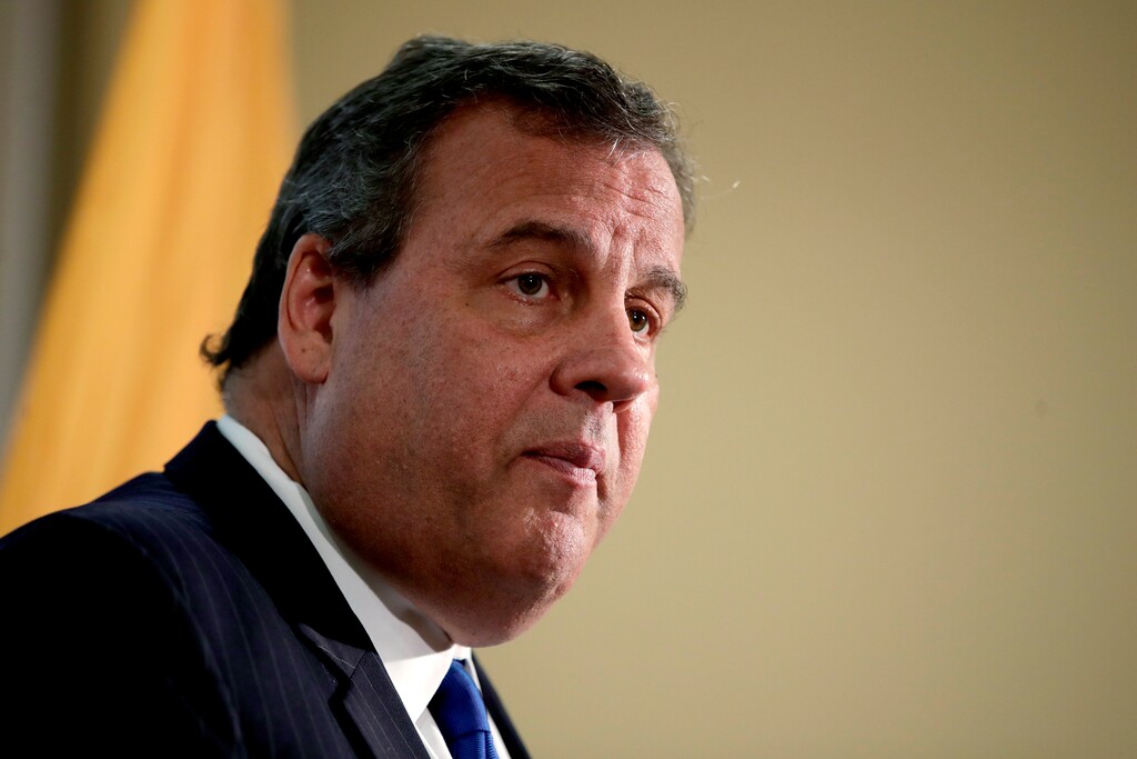 FILE - In this Nov. 29, 2017 file photo, New Jersey. Gov. Chris Christie speaks during a news conference at the Integrity House drug addiction rehabilitation center in Newark, N.J.  Christie has a book coming out next year and he doesn’t plan on holding back. Hachette Books told The Associated Press on Wednesday, July 18, 2018, that the former New Jersey governor’s “Let Me Finish” is scheduled for next Jan. 29.   (AP Photo/Julio Cortez, File)