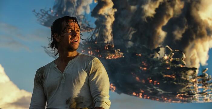 This image released by Paramount Pictures shows Mark Wahlberg as Cade Yeager in a scene from, "Transformers: The Last Knight." (Paramount Pictures/Bay Films via AP)