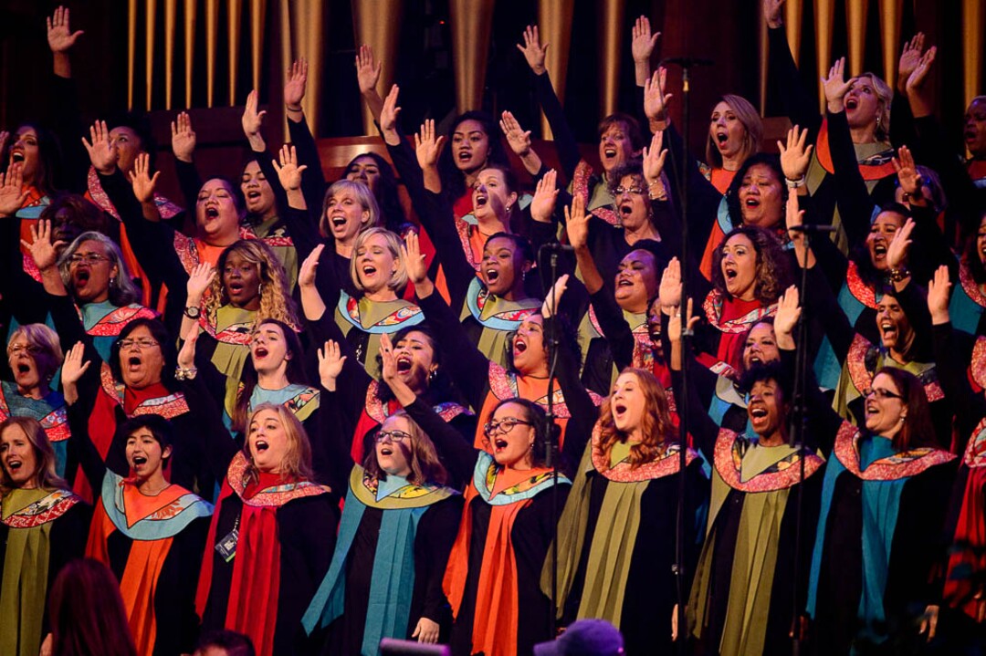 (Trent Nelson | The Salt Lake Tribune)  The dress rehearsal for “Be One,” an event put on by the LDS Church to celebrate the 1978 revelation on the priesthood on its 40th anniversary (which is June 1), in Salt Lake City, Thursday May 31, 2018.