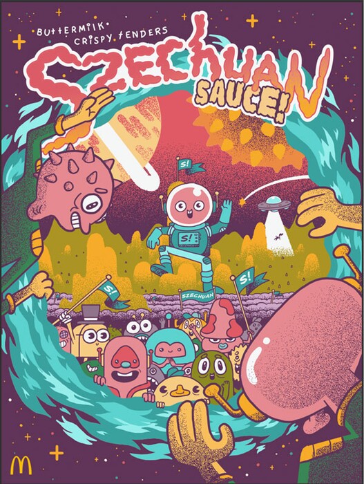 (Courtesy of McDonald's) Szechuan Sauce is coming back to two Utah McDonald's restaurants on Oct. 7, 2017.