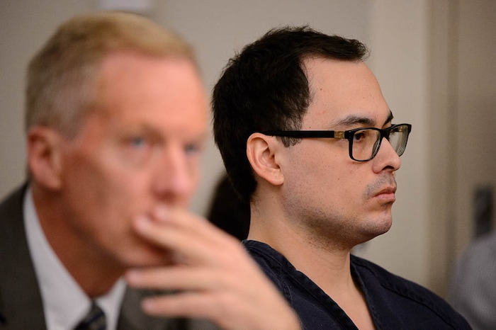 (Trent Nelson | The Salt Lake Tribune)
Jason Black, who shot and killed 24-year-old Natalia Casagrande before stealing marijuana, guns and cash, was sentenced by Judge Adam Mow in Salt Lake City, Tuesday April 10, 2018.