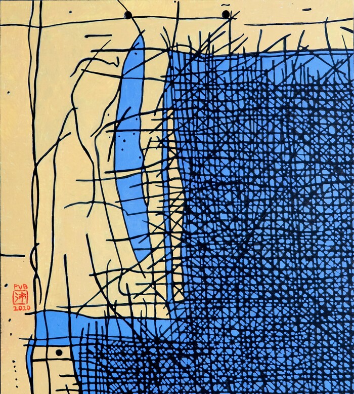 (photo courtesy Kerry Carlson) A plate by artist Paul Vincent Bernard.