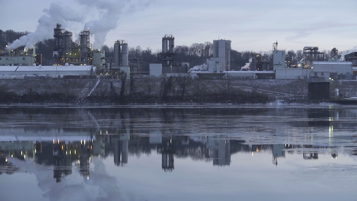 (Courtesy Sundance Institute) An industrial site near a West Virginia river, an image from Stephanie Soechtig's "The Devil We Know," which will screen in the U.S. Documentary competition of the 2018 Sundance Film Festival.