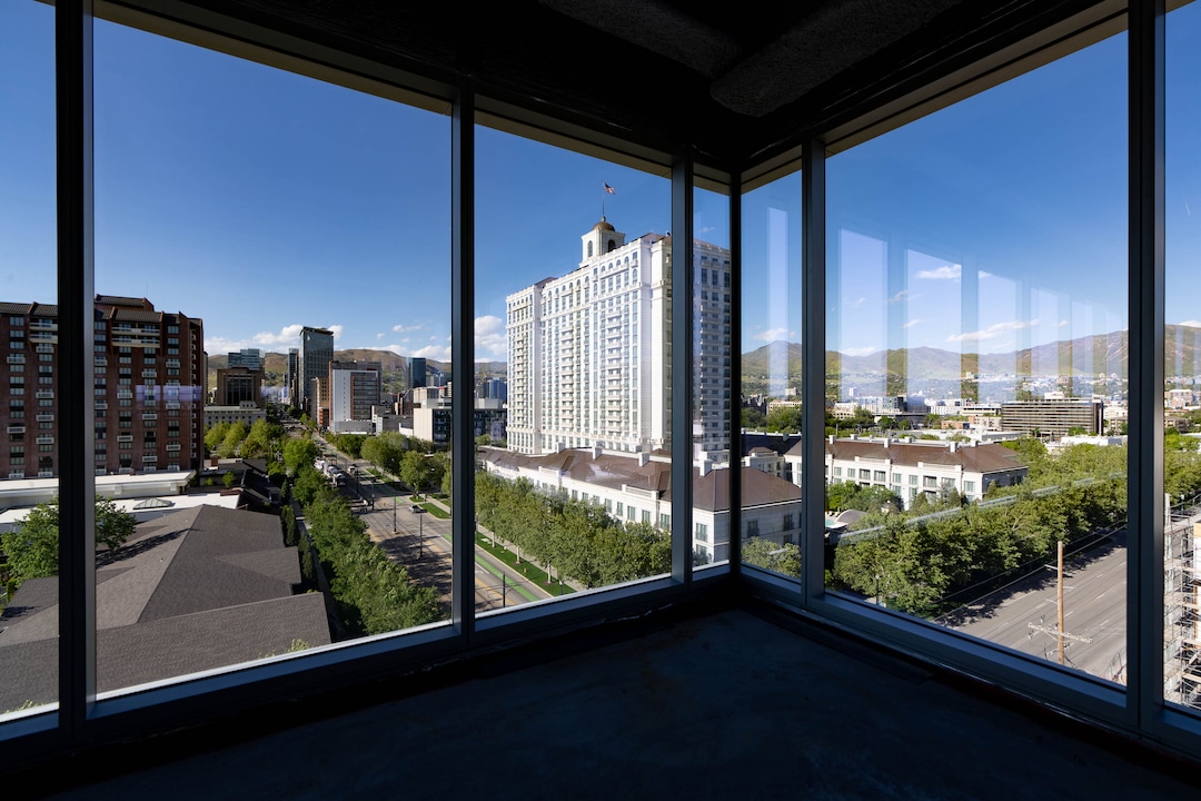 (Francisco Kjolseth | The Salt Lake Tribune) A first look inside the newly opened office tower at 650 Main Street in Salt Lake City on Tuesday, May 24, 2022.